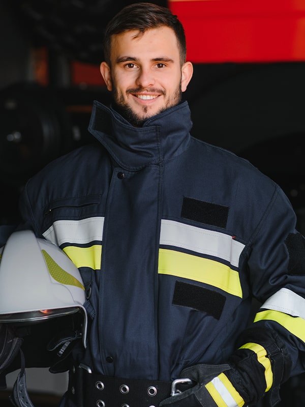 Material reflexivo para roupas de segurança