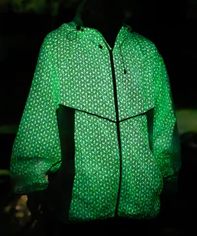 アウター用蓄光生地ソリューション