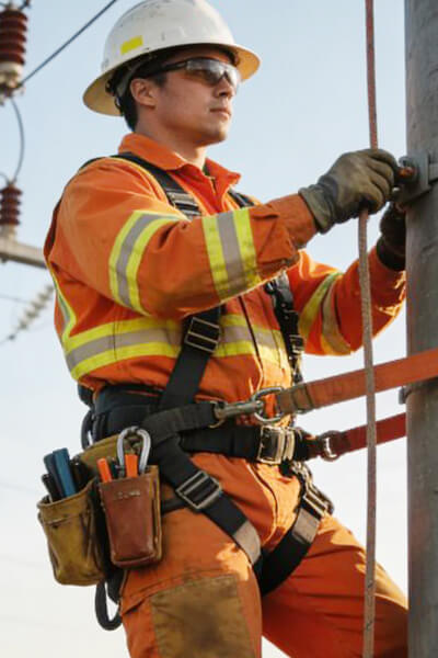 bande réfléchissante ignifuge pour vêtements de travail électriques/soudeurs