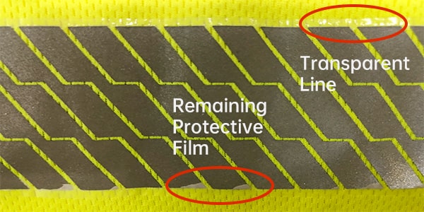 Roadstar Reflective Heat-transfer Vinyl Film Reflective Iron on Fabric  Clothing Tape RS-73WT-DK 5cmX3m 5cmX5m