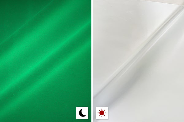 Tecido que brilha no escuro