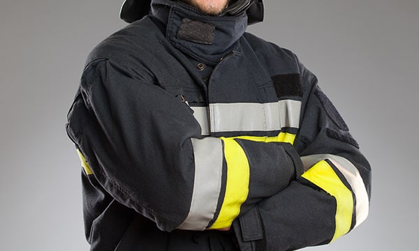 Desgaste retardador de chama refletivo para lavagem industrial