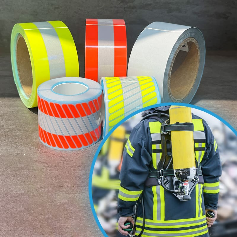 Flammhemmendes Thermotransfer-Reflexband