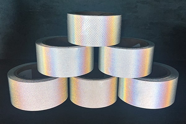 Tecido reflexivo prateado de alto brilho