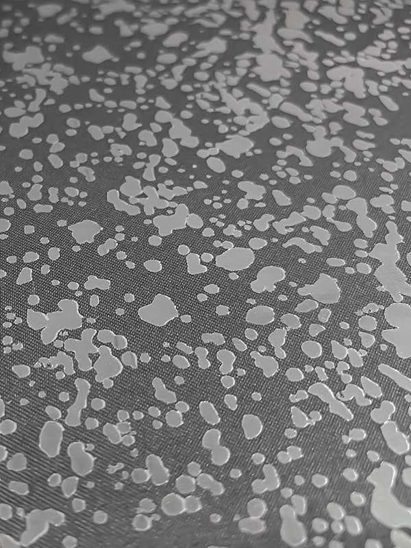 Pontos irregulares imprimindo tecido reflexivo