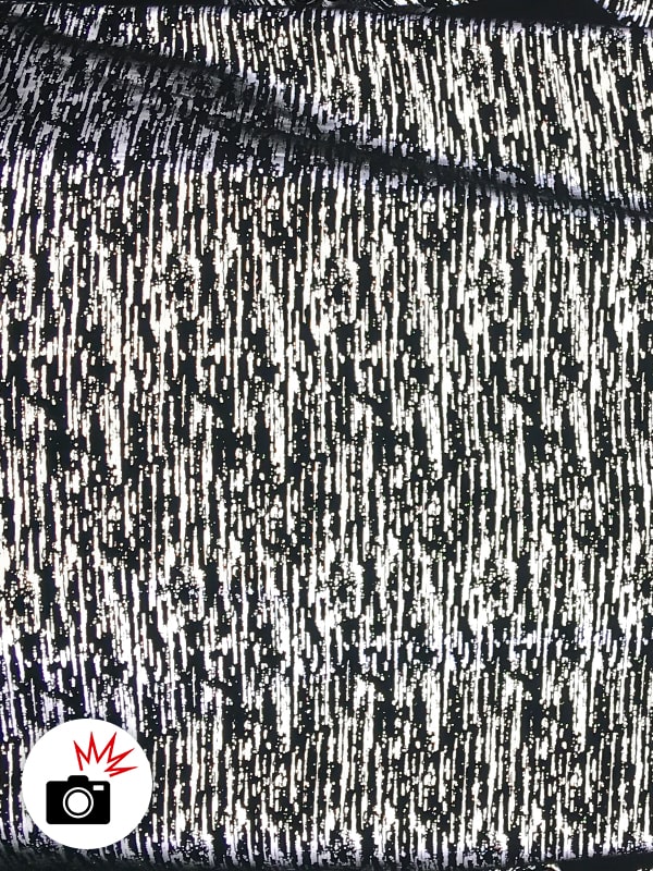 linhas irregulares imprimindo tecido reflexivo