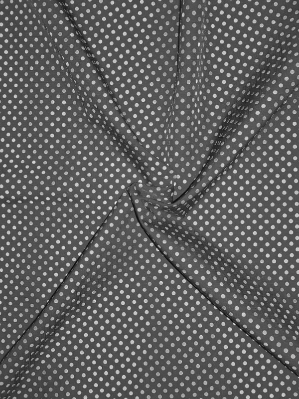 tecido reflexivo com impressão de arco-íris de pontos