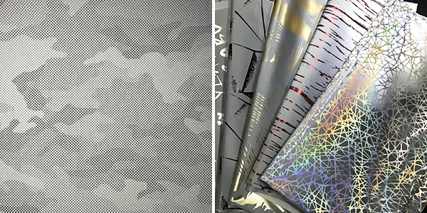 Tecido reflexivo de impressão suave