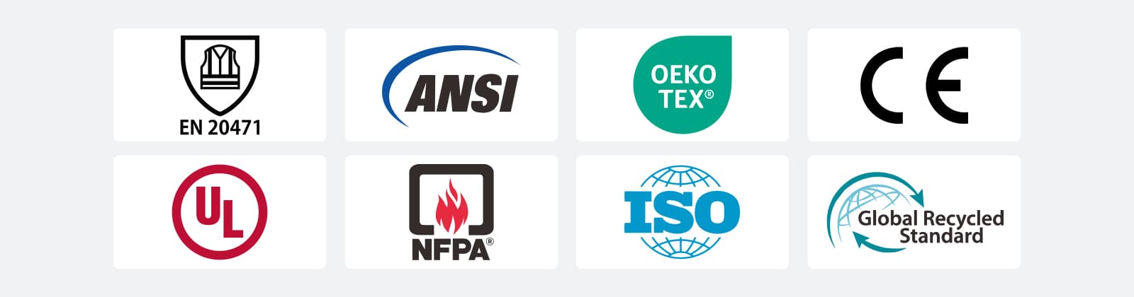 Recursos e certificados reflexivos do produto para atender às suas demandas únicas