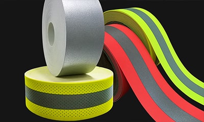 China Cheaper Reflective Fabric Black Sew-on-Reflective-Fabric-Tape for  Clothes - China Reflective Tape, Reflective Material