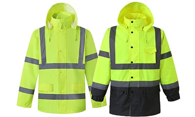 Capa de chuva de segurança