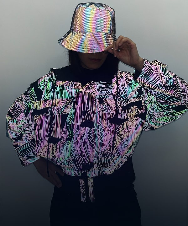 Chapéu de acessórios reflexivos