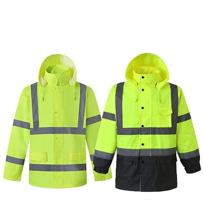 Capa de chuva reflexiva