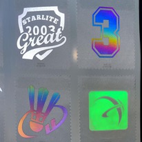 Reflektierendes Wärmeübertragungslogo