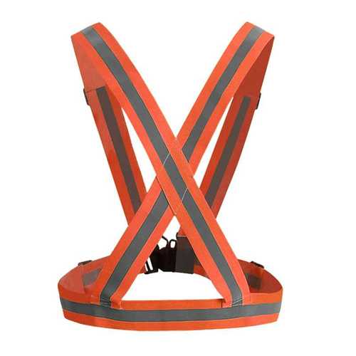 Csv 096 Elastic Safety Vest Reflective Belt For Outdoor