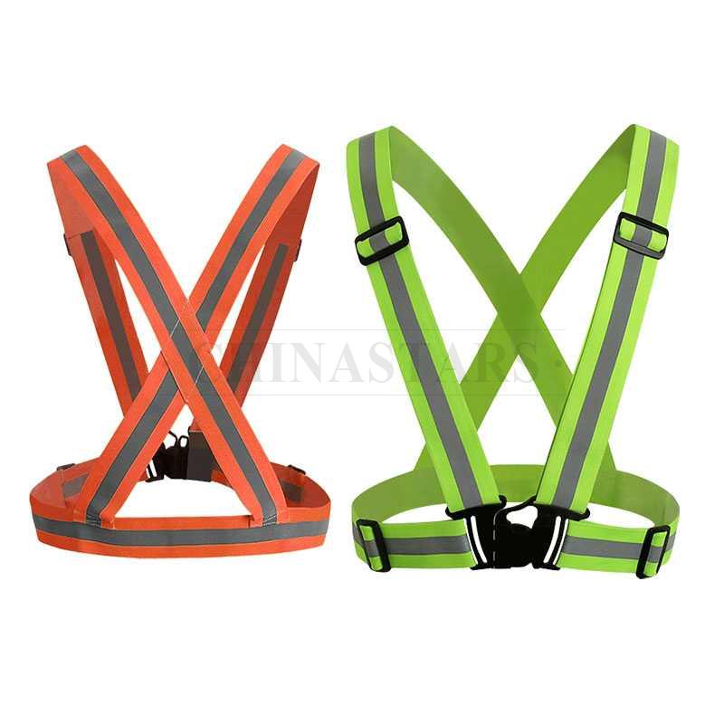 CSV-096 Elastic safety vest reflective belt for outdoor sports