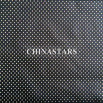 Tecido de impressão reflexivo com padrão de pontos prateados