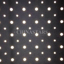 Tecido reflexivo com padrão de pontos para roupas ao ar livre