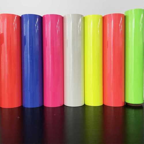 Colorful reflective heat transfer film