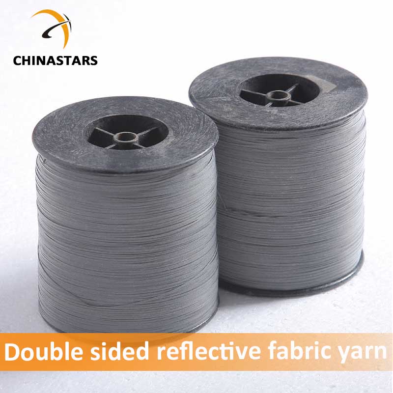 CSR-Y004 Double side reflective fabric yarn for knitting