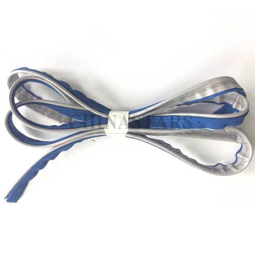 Pita pipa reflektif dua lapis untuk pakaian