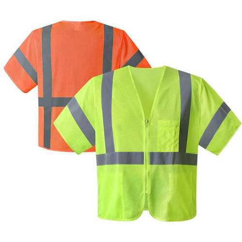 Gilet de sécurité haute visibilité ANSI107/CSA-Z96 classe 3