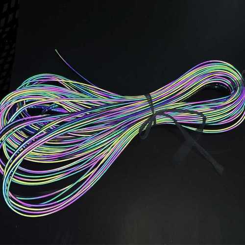 rainbow reflective yarn/reflective sewing thread/reflective fabric strips