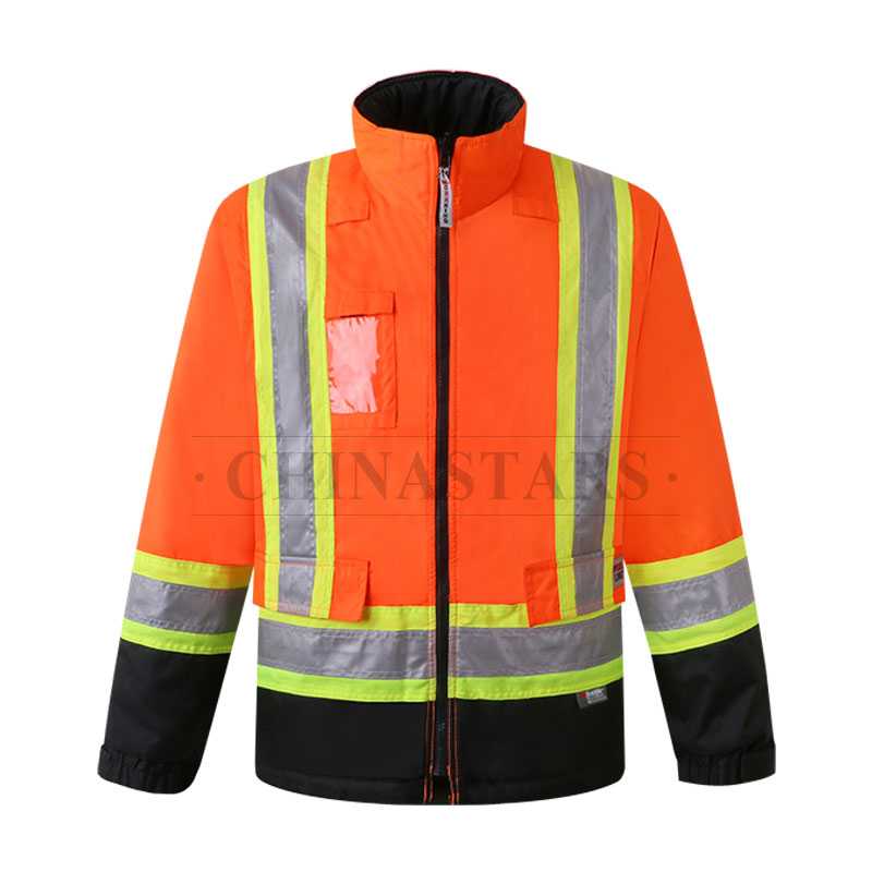 CSJ-018 X back hi-vis 4-in-1 safety reflective jacket | Chinastars