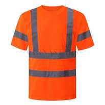 ANSI 107 e EN 20471 Classe 3 Camiseta refletiva de alta visibilidade