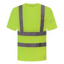 Camiseta refletiva de malha Birdseye classe 2 de alta visibilidade