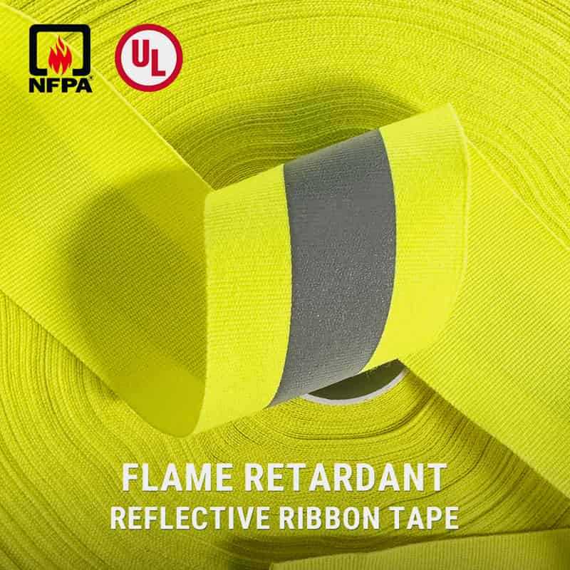 UL certified FR reflective trim for flame resistant clothing