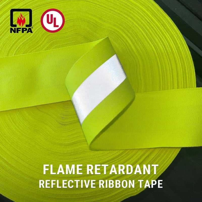 UL certified FR reflective trim for flame resistant clothing