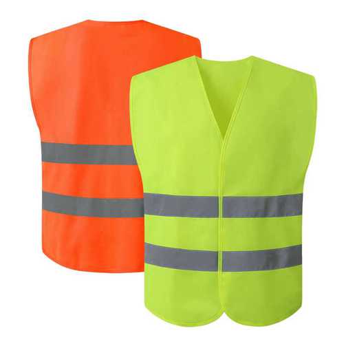 Gilet de sécurité en tissu réfléchissant 2 couleurs disponibles