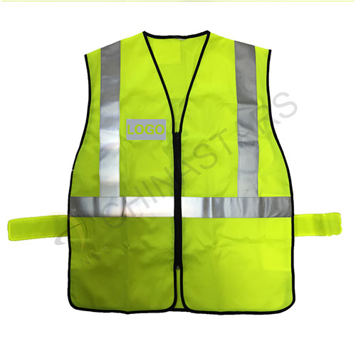 Waistcoat EN ISO 20471:2013 Class 1 Custom Printed HI-VIS Vests Safety ...
