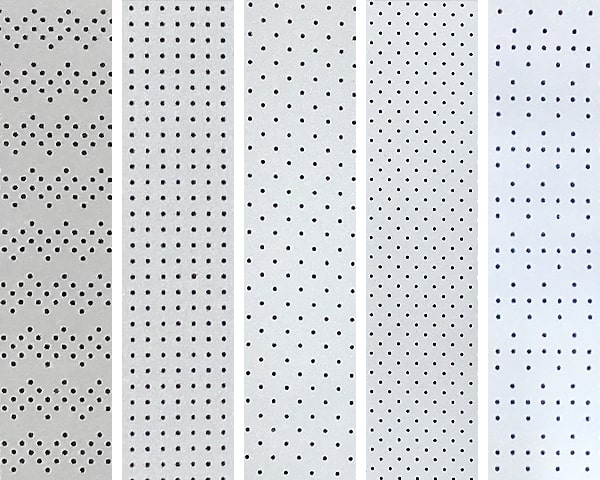 fabric with hole patterns