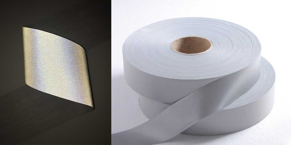 Tecido refletivo prateado certificado para lavagem industrial