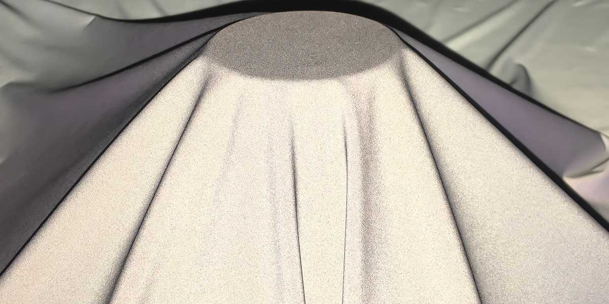 Novo tecido reflexivo para o revestimento externo