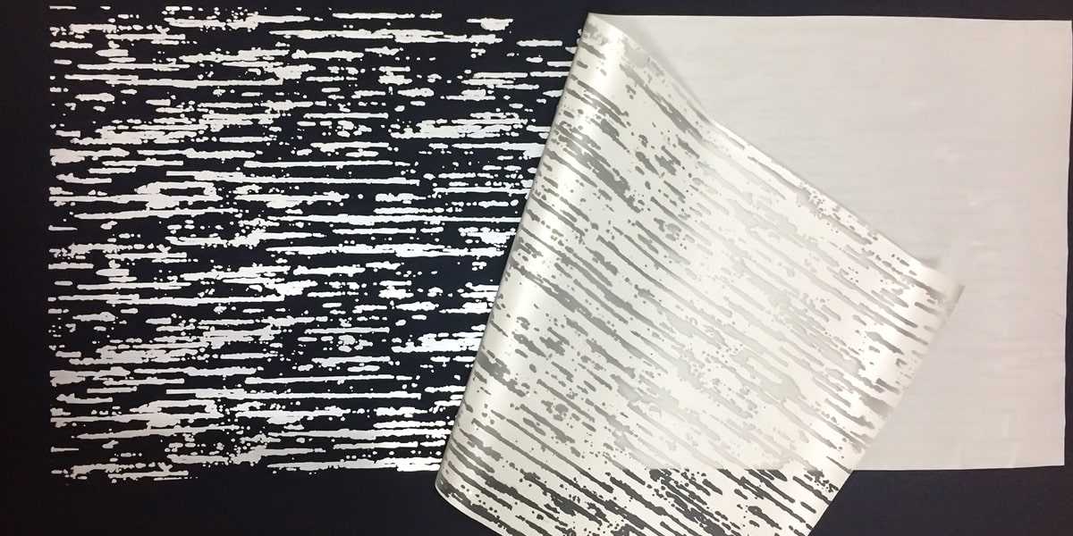 Vinil de transferência de calor com impressão reflexiva