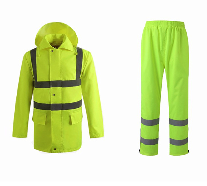 New design fluorescent yellow raincoat for Police | Chinastars