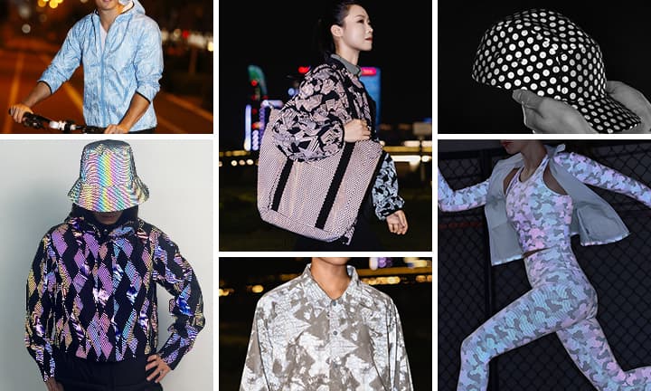 Au-delà de la sécurité : série de trois tissus imprimés réfléchissants Chinastars