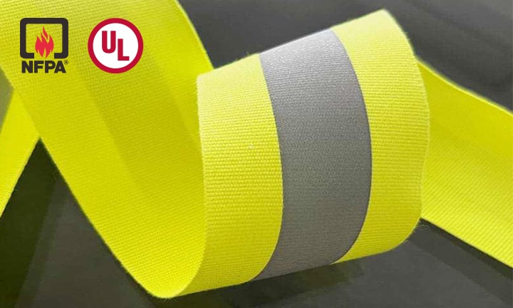 UL Certified Reflective Ribbon Tape for Flame-Resistant Clothing