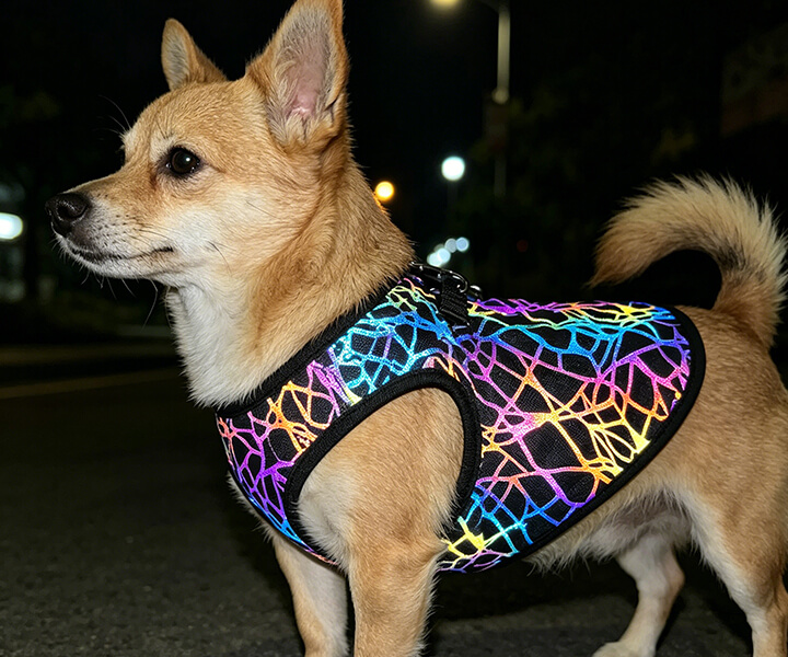 Custom Reflective Fabric for Pet Vests: Inspiring the Next Generation of Pet Apparel Design
