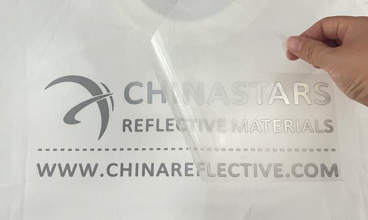 Reflective Heat Transfer Vinyl Peel