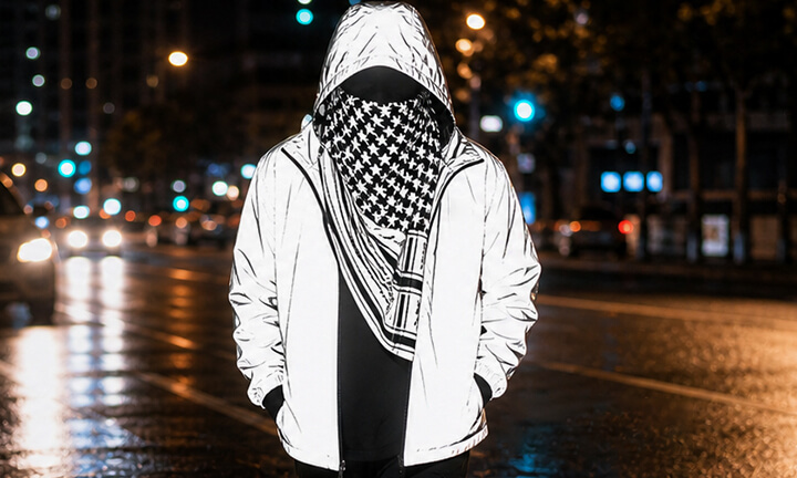 reflective jacket for outdoor night sports