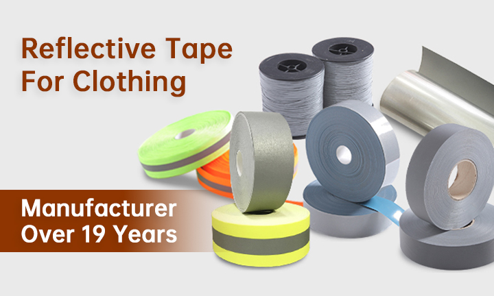 retro reflective fabric/ adhesive tape hi