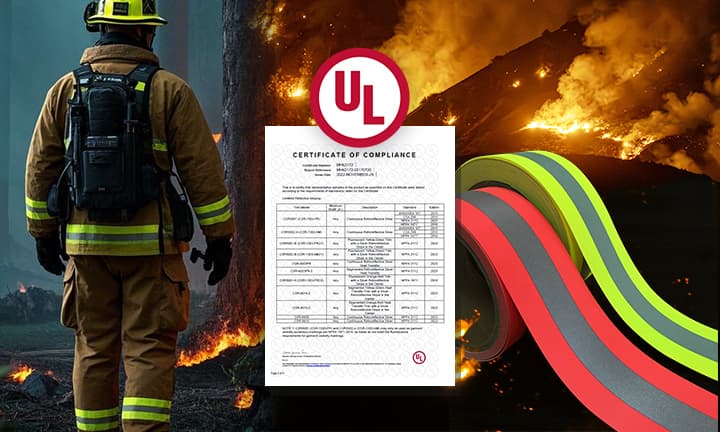 Protecting Wildfire Rescuers: Chinastars Certified Flame Retardant Reflective Tape for Firefighting Gear